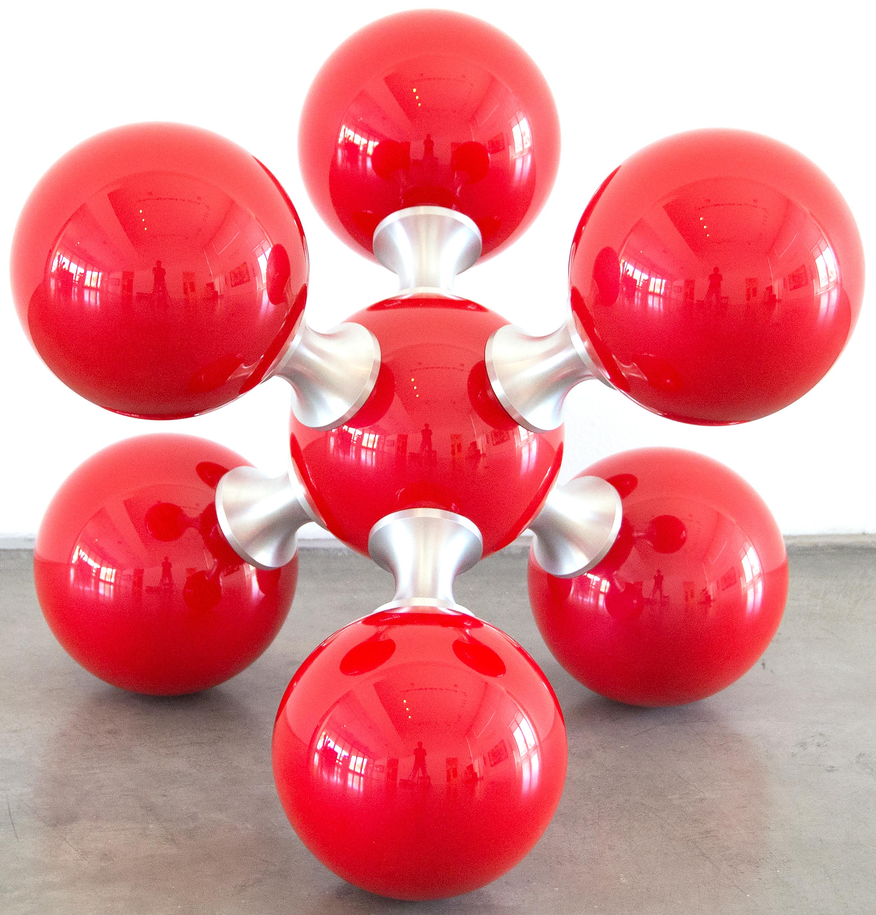 6 Jacks - Gray Figurative Sculpture by Edward Lee Hendricks