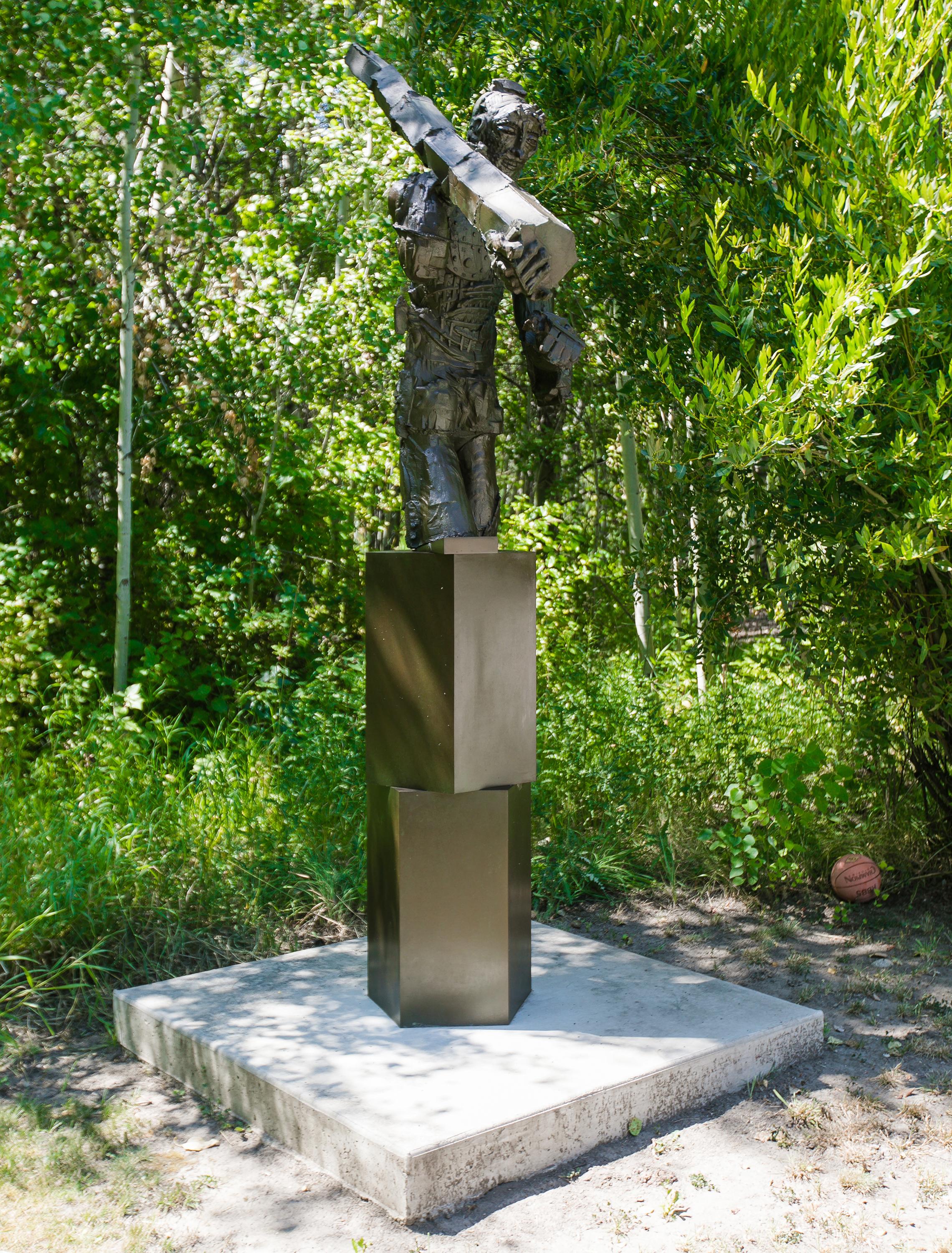 Nation Builder - Sculpture by Matthew Monahan