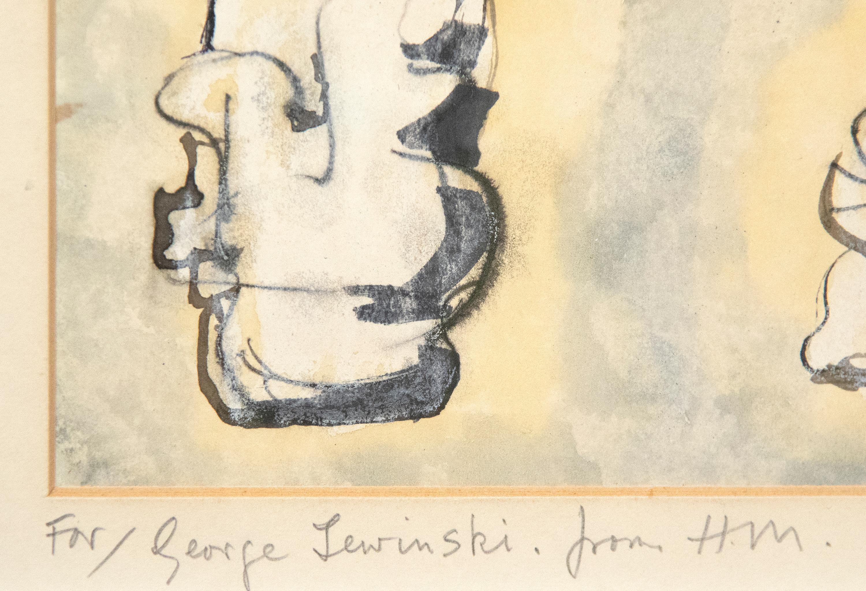 Bildhauerei-Motive (Beige), Figurative Art, von Henry Moore