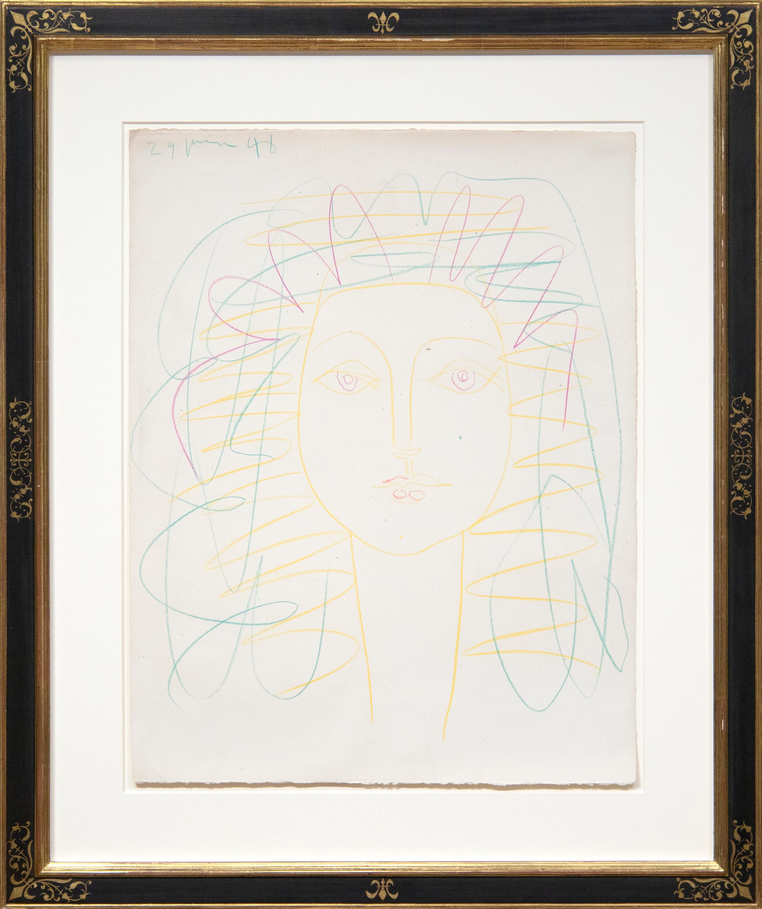 Portrait de femme (Françoise) (Portrait of Woman) - Art by Pablo Picasso
