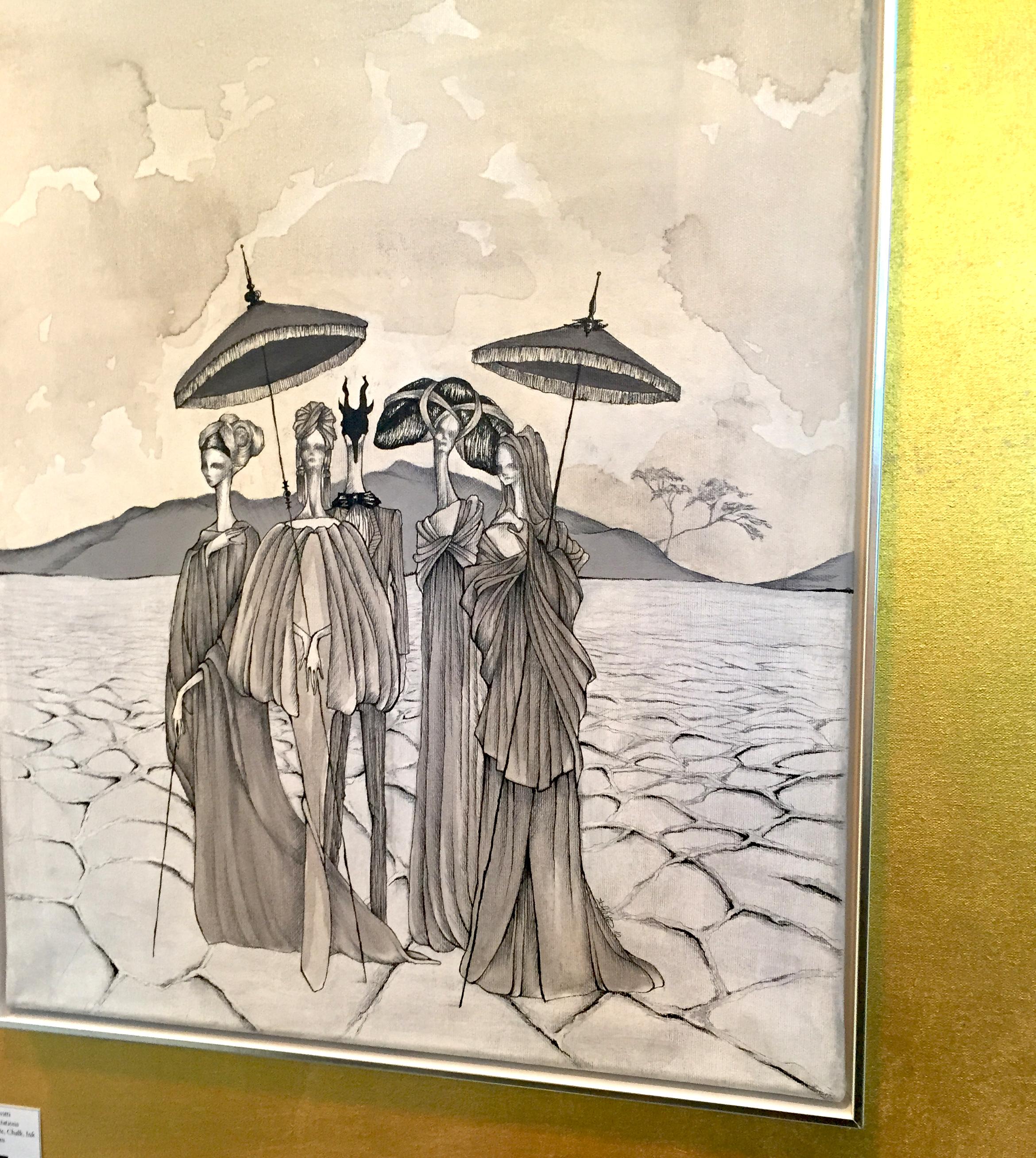 Apocalypse at the Salt Desert by Daniele Davitti - Iluustration Painting  2