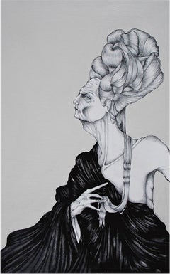 The Hair You Touched by Daniele Davitti - Illustration Painting on Canvas