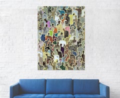 Playful Wink by Gaetan de Seguin colorful contemporary abstract painting