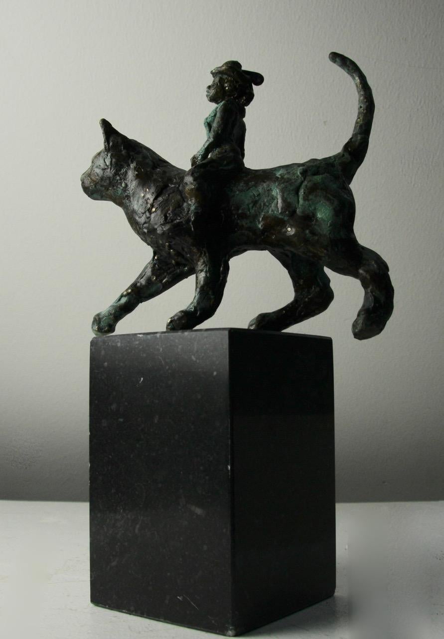 black bronze sculpture