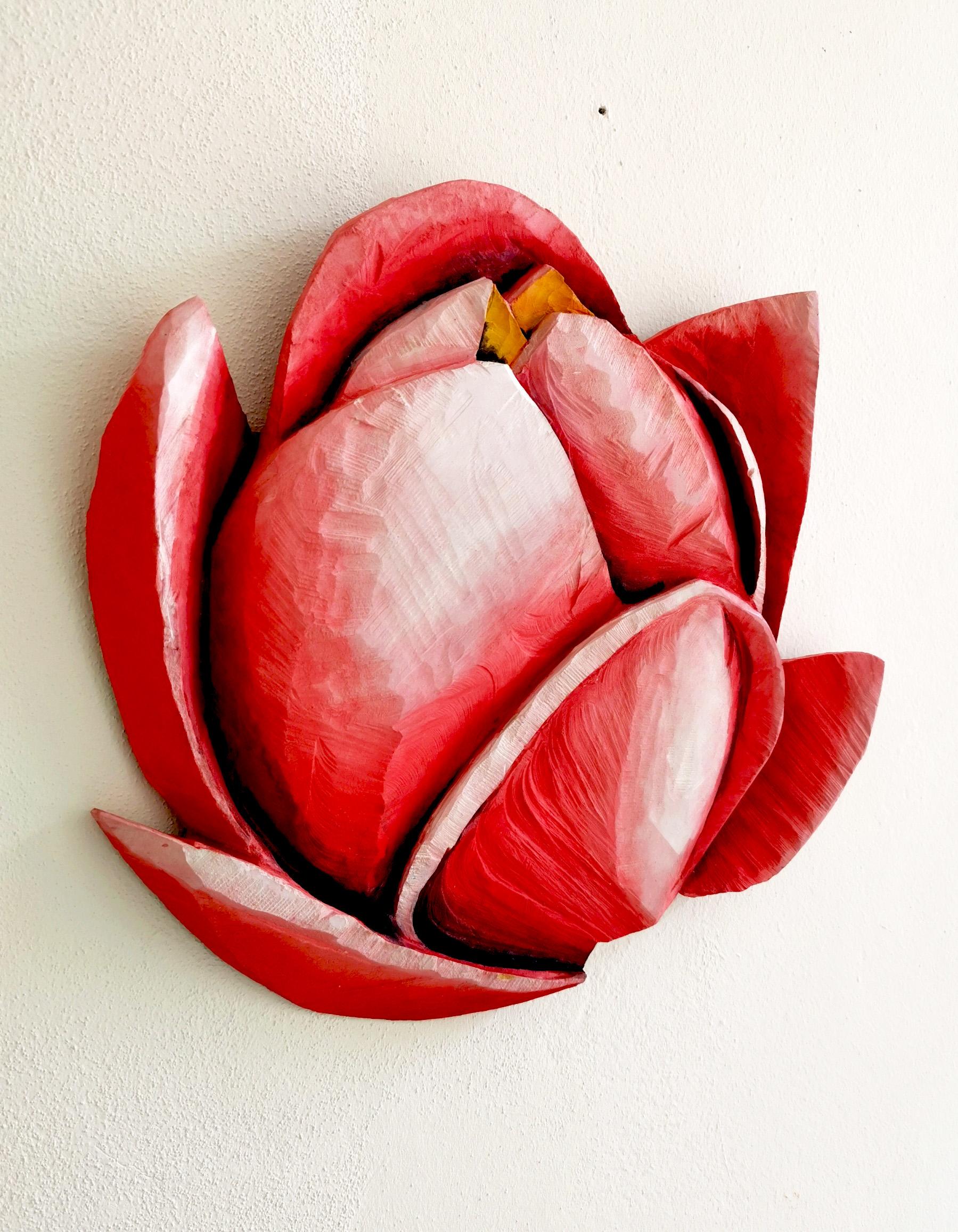 Bloom 3 by Isabel Ritter - Contemporary Wall Flower sculpture  4
