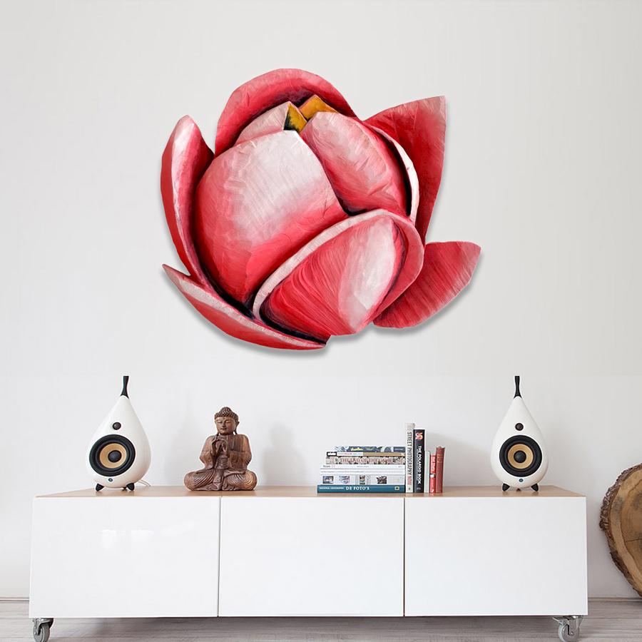 Bloom 3 by Isabel Ritter - Contemporary Wall Flower sculpture  5