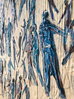 You Are Not Alone by Silvia Strobos-Buch - Abstract Contemporary painting