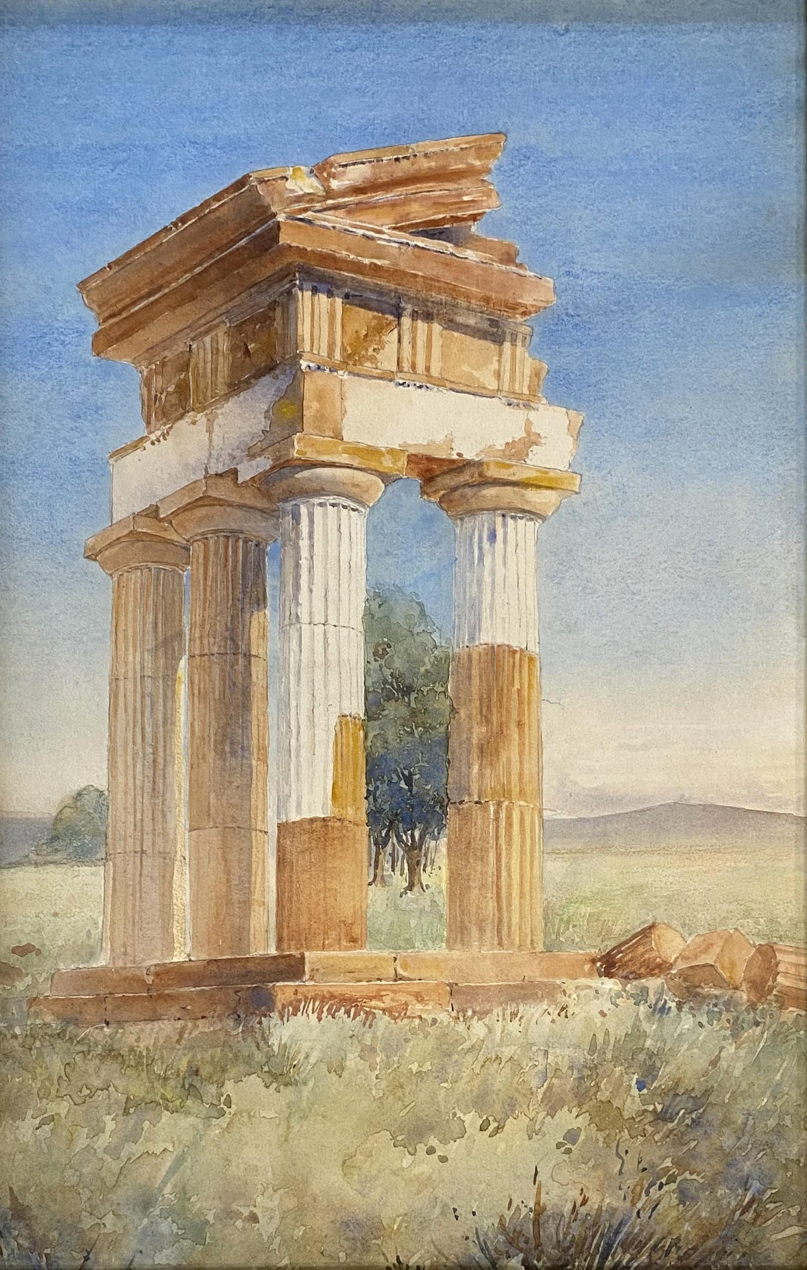 Rovine romane - Painting di Joseph Lindon Smith