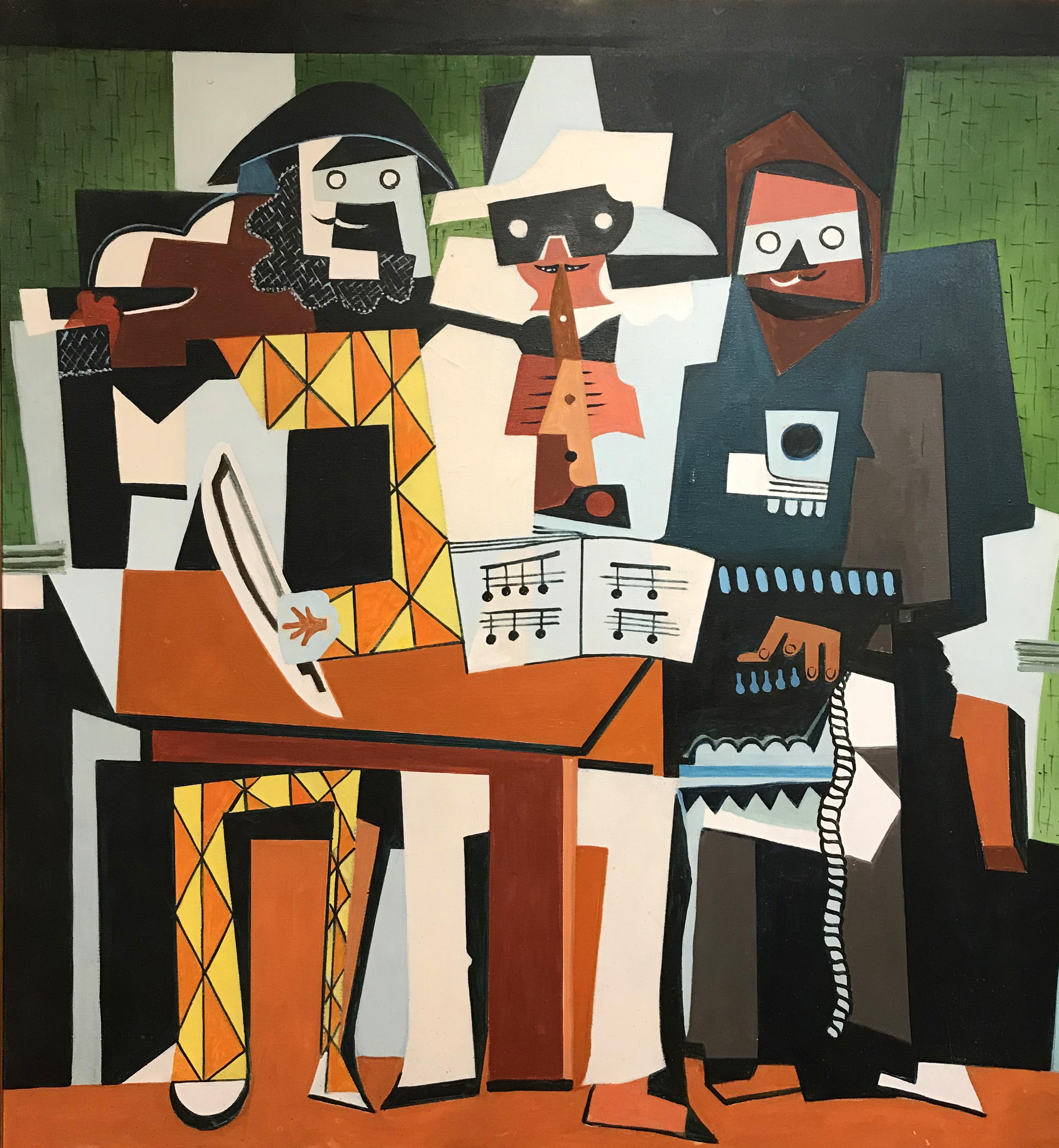 Three Musicians - Painting by Ike Tennessee Parker
