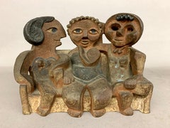 Three Gossiping Ladies on a Park Bench