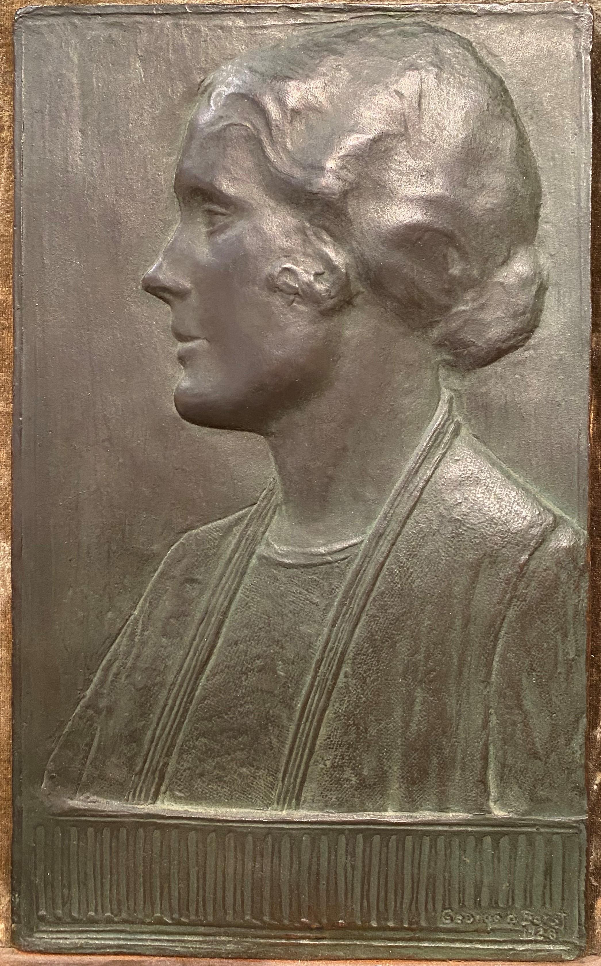 Julia - Sculpture by George H. Borst