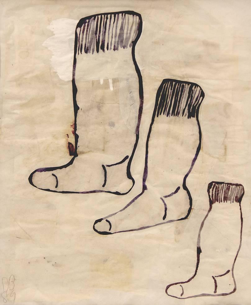 Still-Life Donald Baechler - Sans titre (Socks)