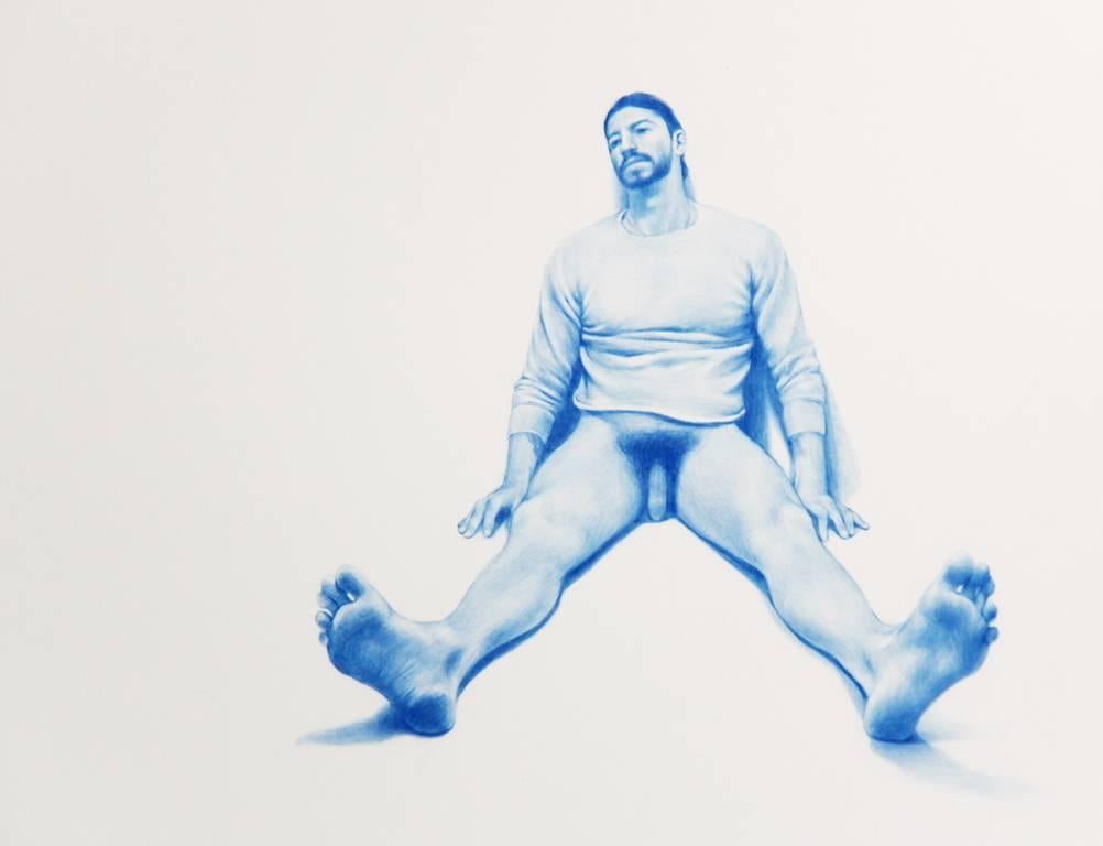 Zachari Logan Nude - Untitled (from the "Blue Boy" Series)