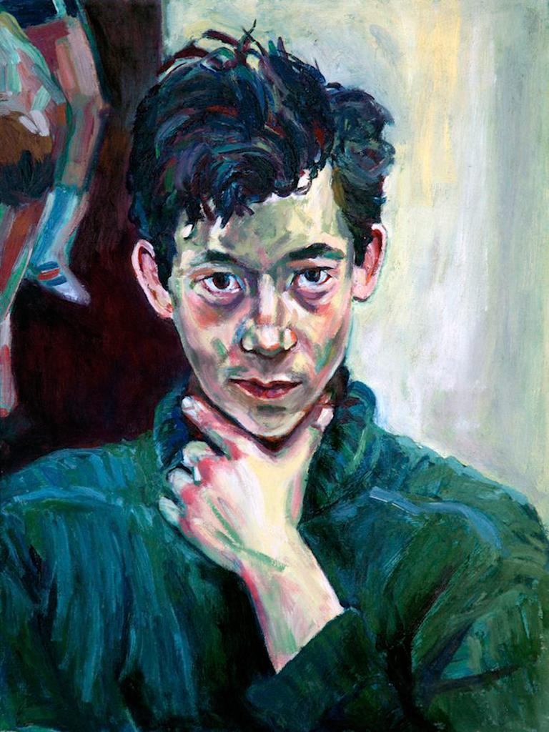 Carlo Pittore Portrait Painting - Portrait of Damien