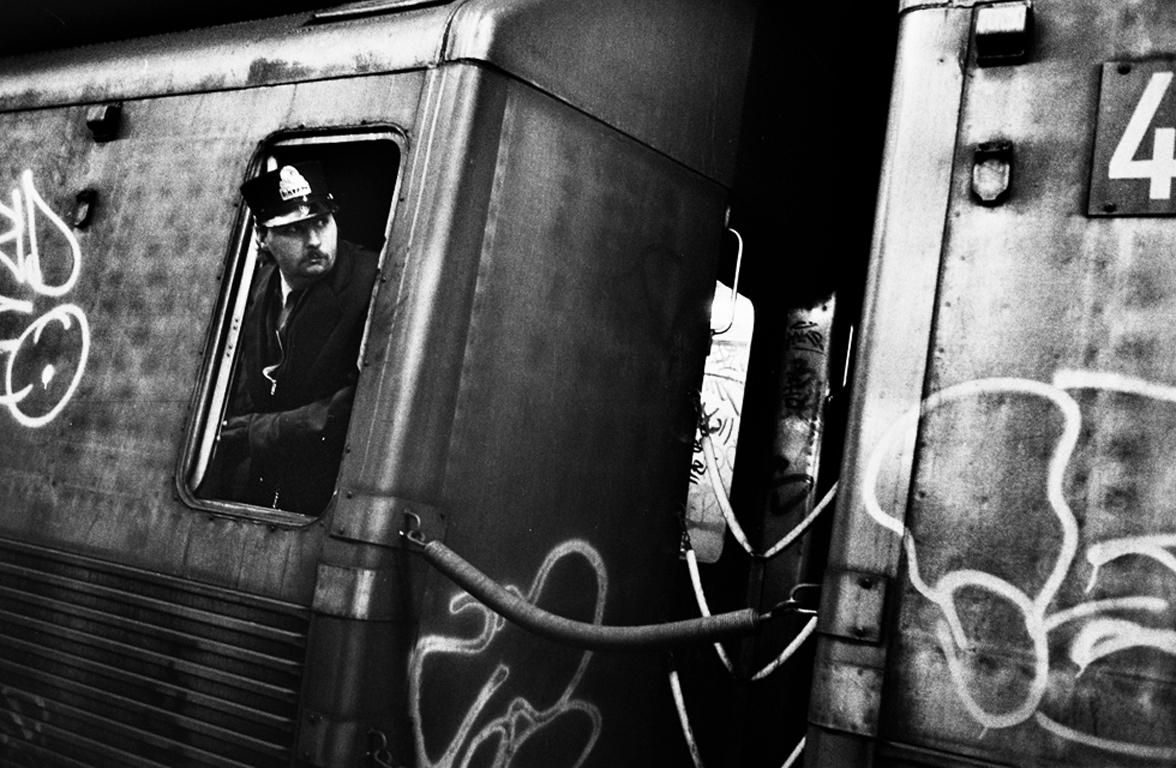 Brian Young Black and White Photograph - Untitled (from the 'Subway Series')