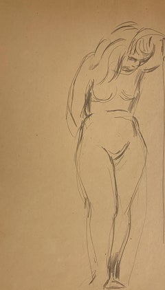 Sans titre (Figure féminine) [Femme nue à la tête arquée]