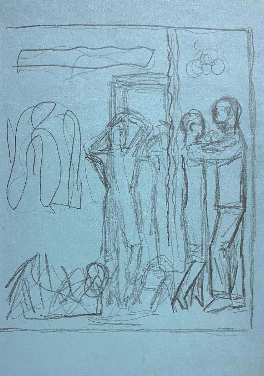 Untitled (Study of Figures)