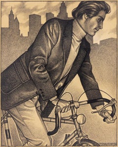Untitled (Man on a Bicycle)