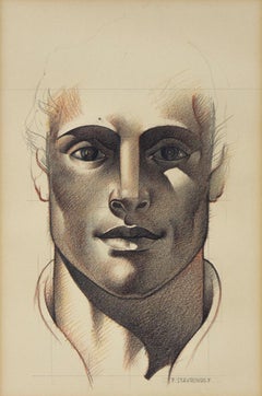 Untitled (Portrait of a Man Looking Straight Forward)