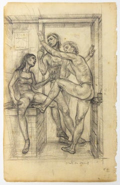 Study for Etching (Study for "Waiting for Rehearsal")