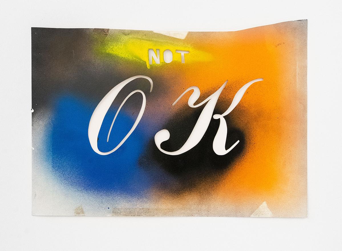 Not OK - Painting by Huck Snyder