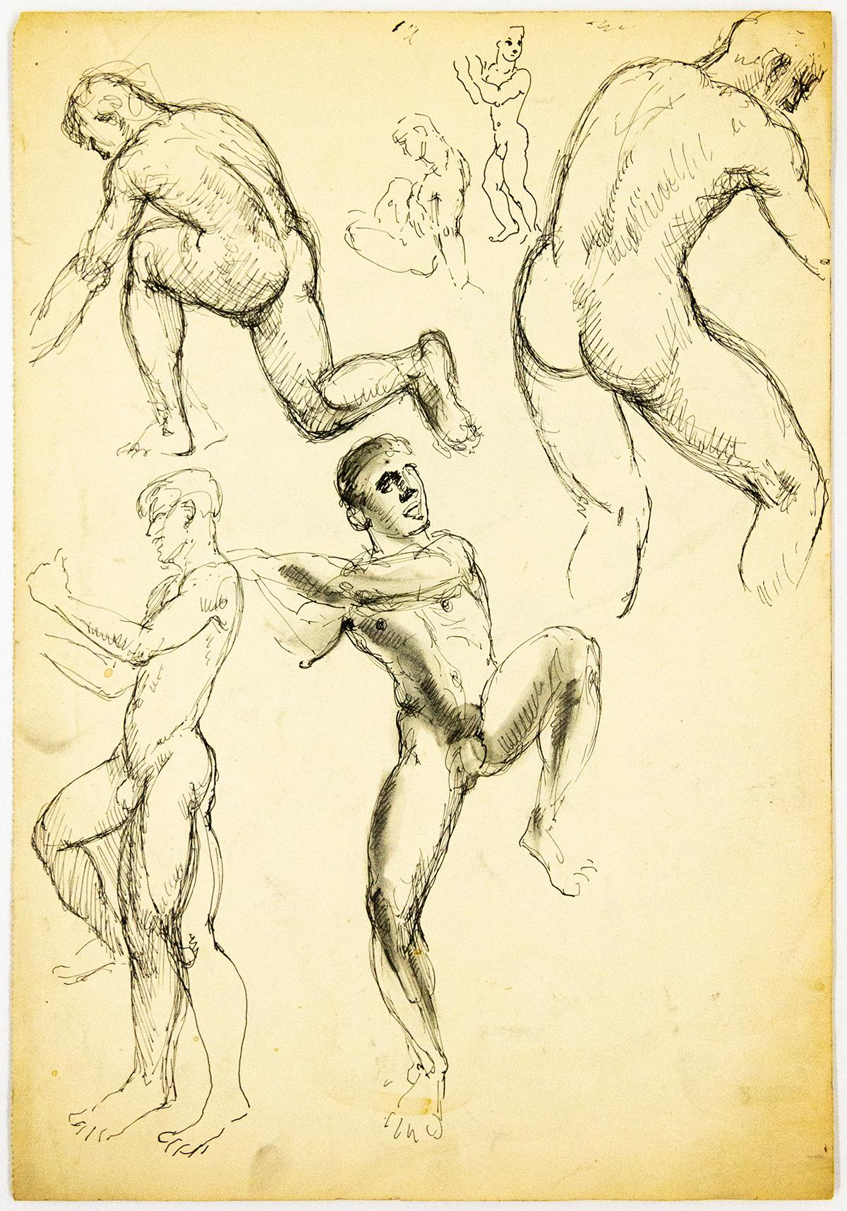 John S. Barrington Nude - Many Studies of One Model