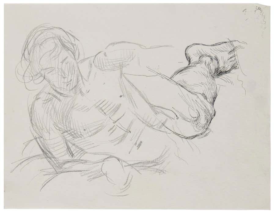 Study for “David and Goliath”
