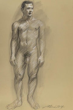 Vintage Untitled (Standing Male Nude)