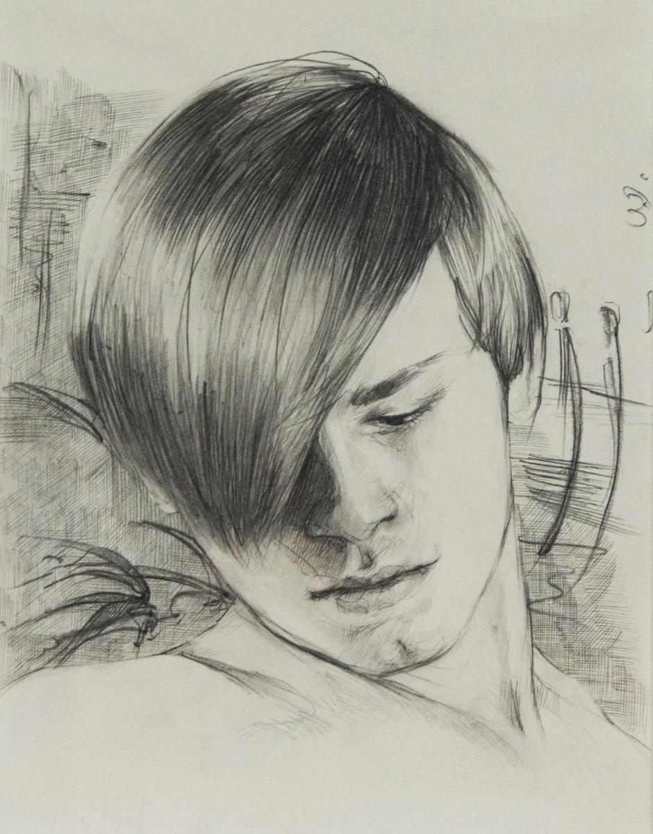 Untitled (Young Man Looking Down)