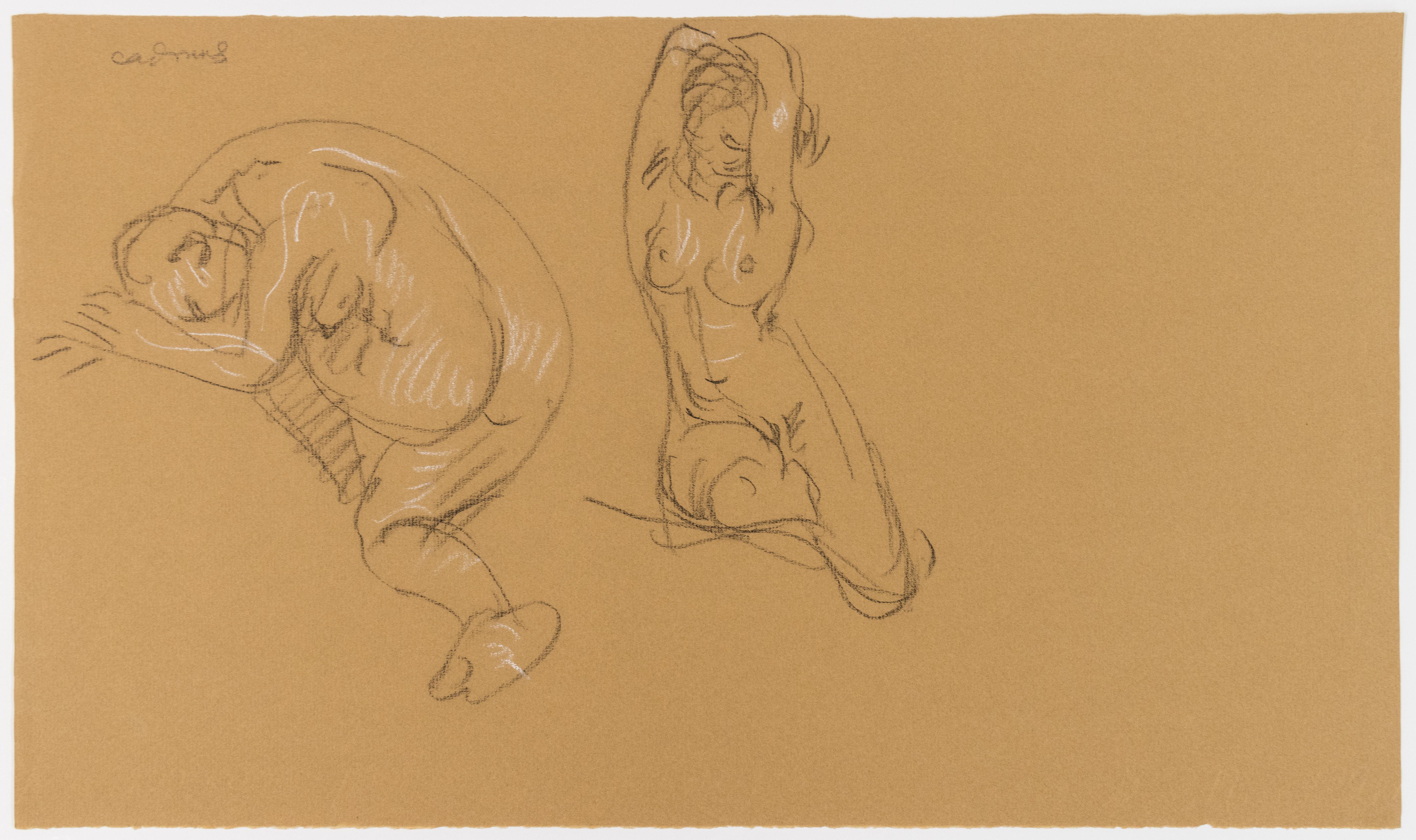 Two-Sided Nude Study - Art by Paul Cadmus