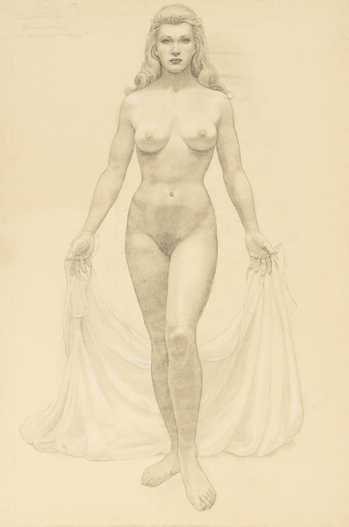 Untitled (Female Nude) - Art by James Childs