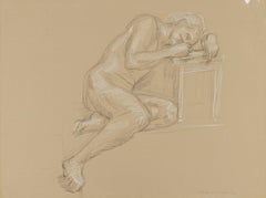 Nude Man Writing Letter