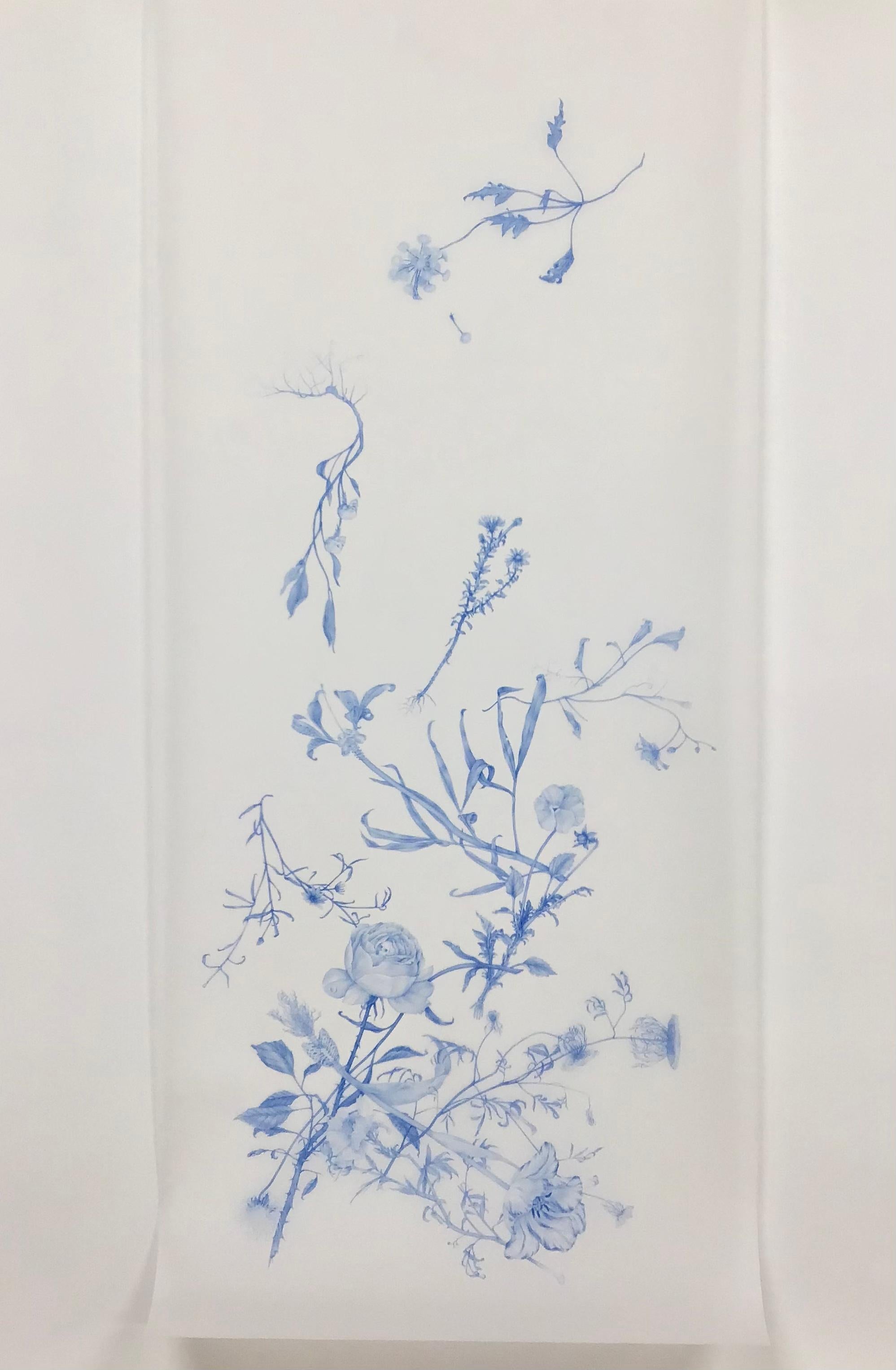 Ossa, steli, petali, foglie (serie Pool) - Art di Zachari Logan