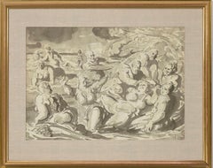 Baigneurs dans le surf, peinture de Reginald Marsh