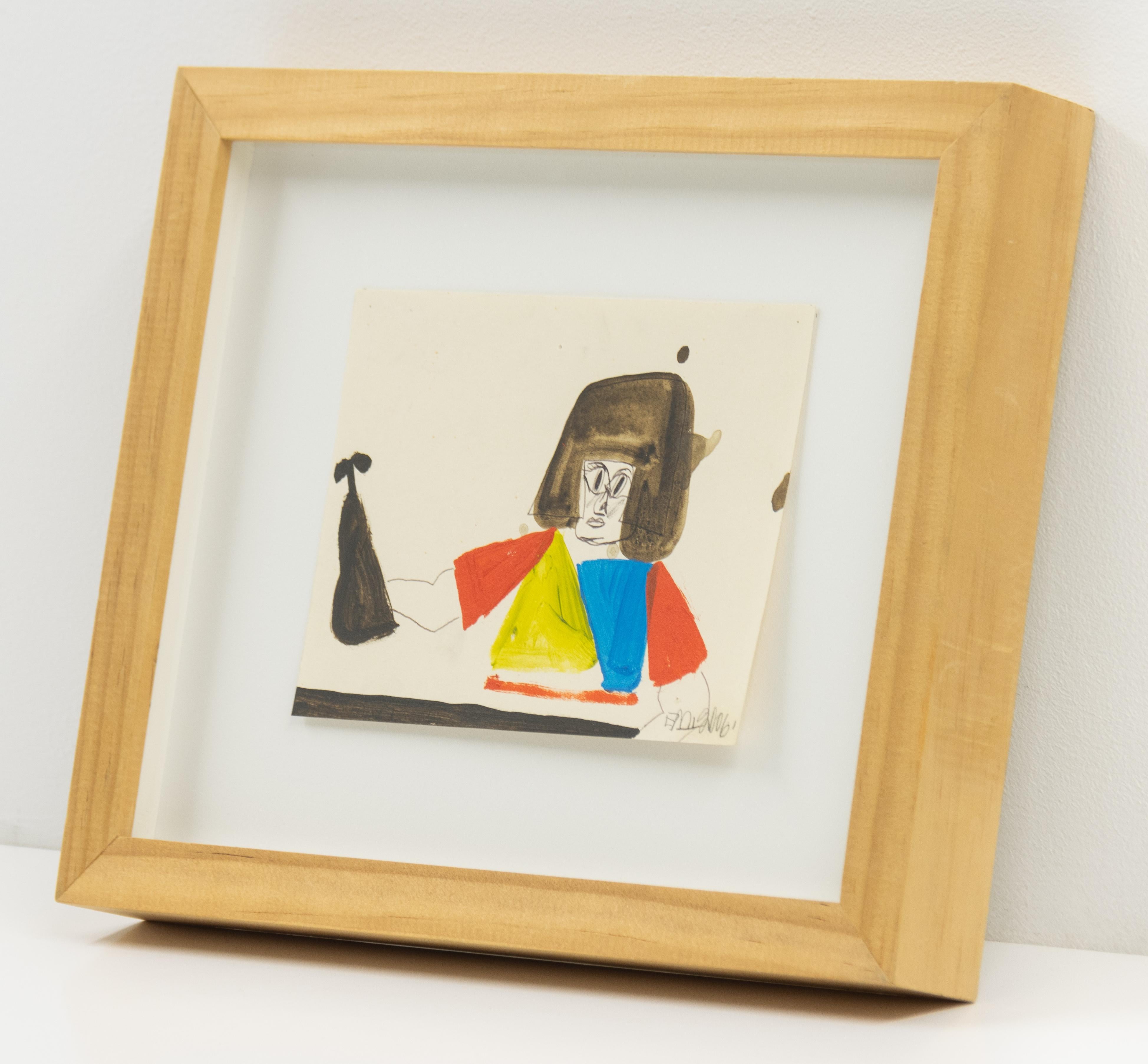 Sin título, obra sobre papel de Eddie Martinez en venta 2