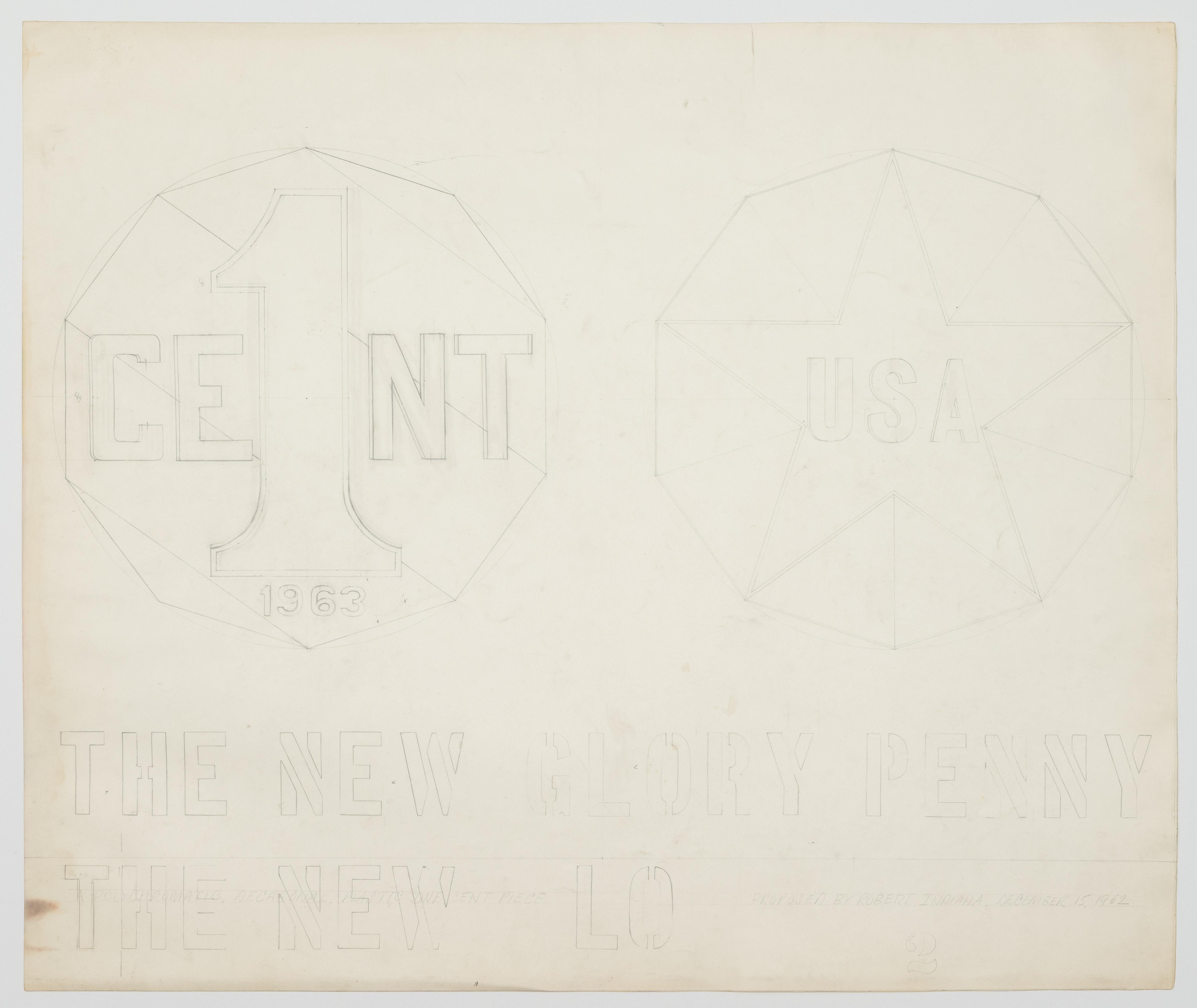 The New Glory Penny - Art by Robert Indiana