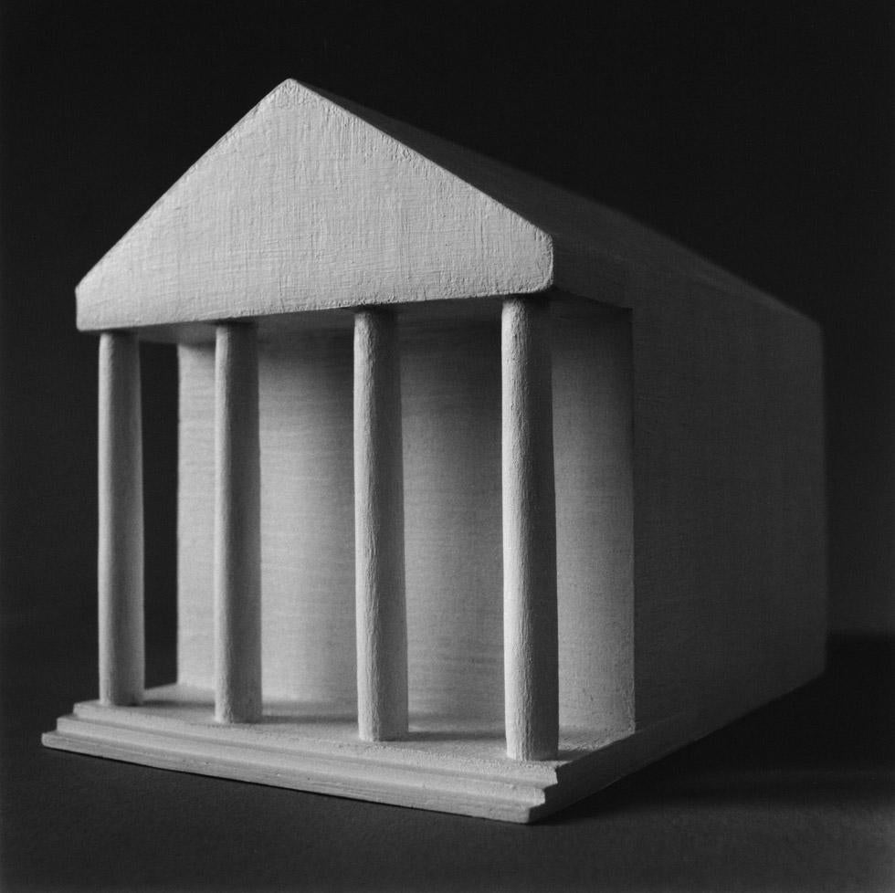 Ion Zupcu Black and White Photograph - Greek Revival