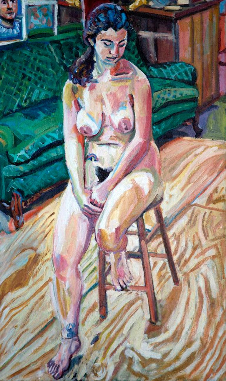 Carlo Pittore Nude Painting - Portrait of Sarah