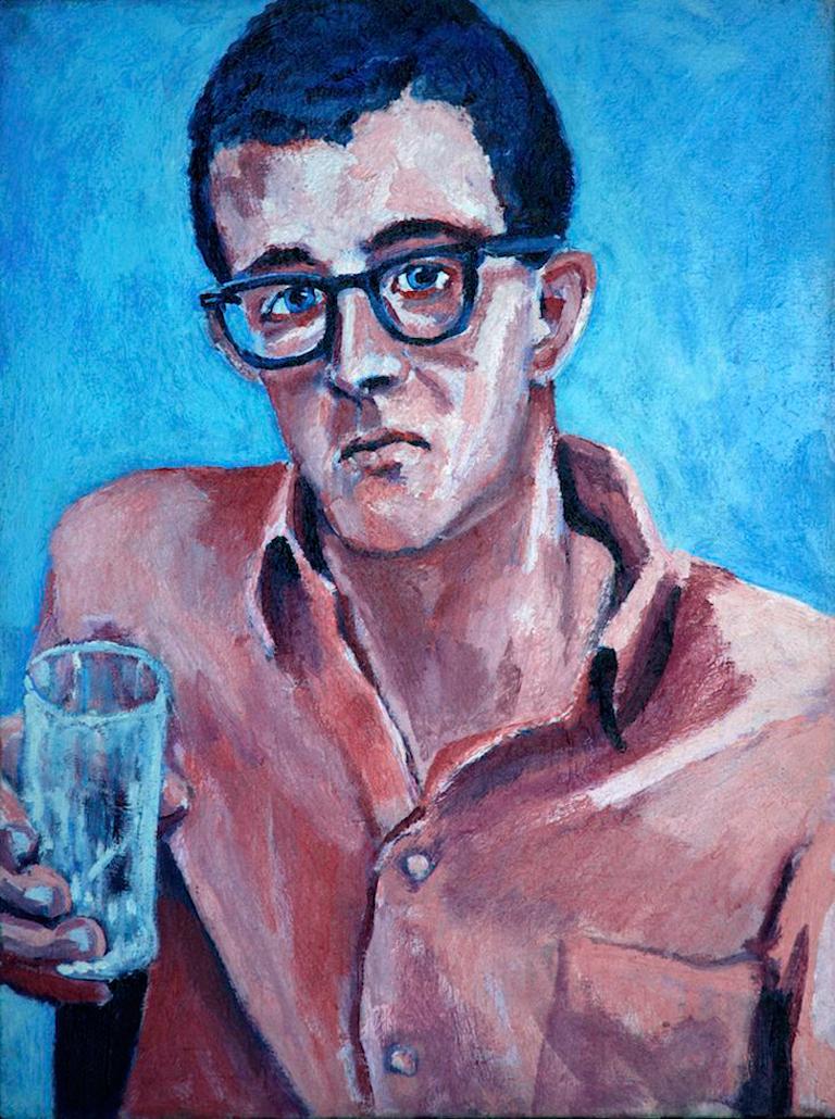 Carlo Pittore Portrait Painting - Portrait of Keith Haring