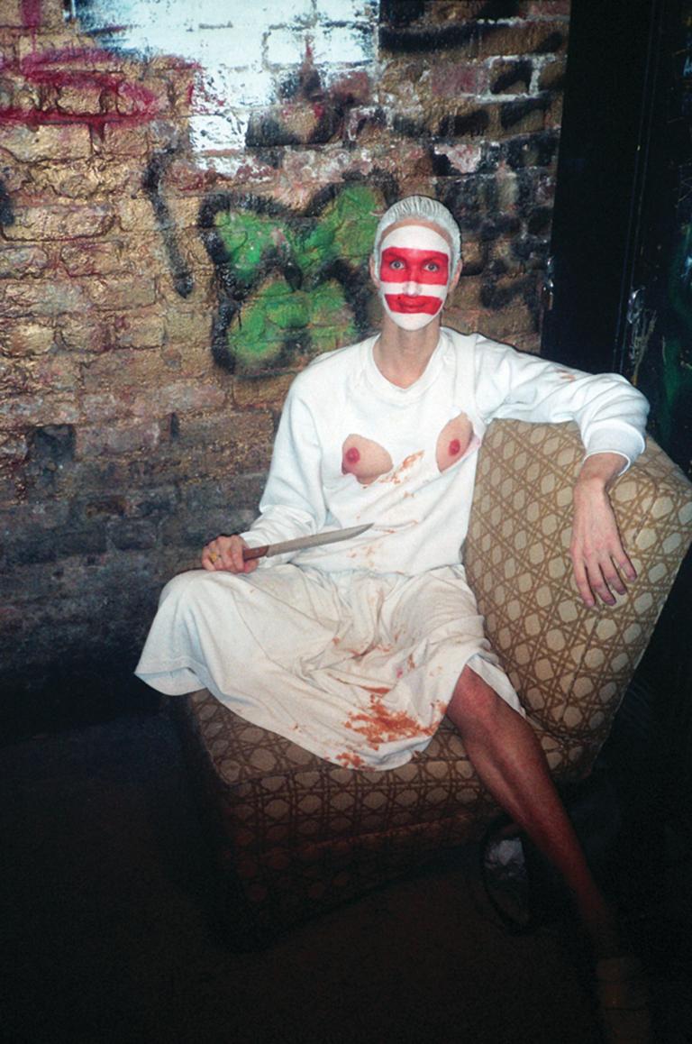 Nude Photograph Les & Linda Simpson  - In the Pyramid Club - Coiffeuse