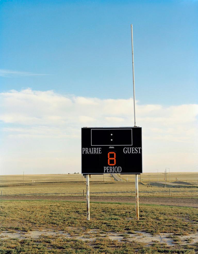 William Wylie Color Photograph - Prairie Scoreboard