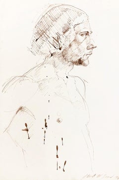 Untitled (Male Figure Facing Right)