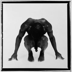Crouching Male Nude