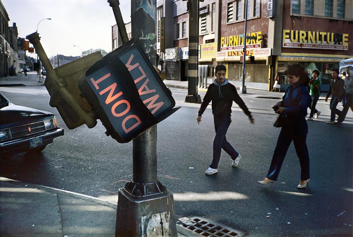 Meryl Meisler Color Photograph - DONT WALK