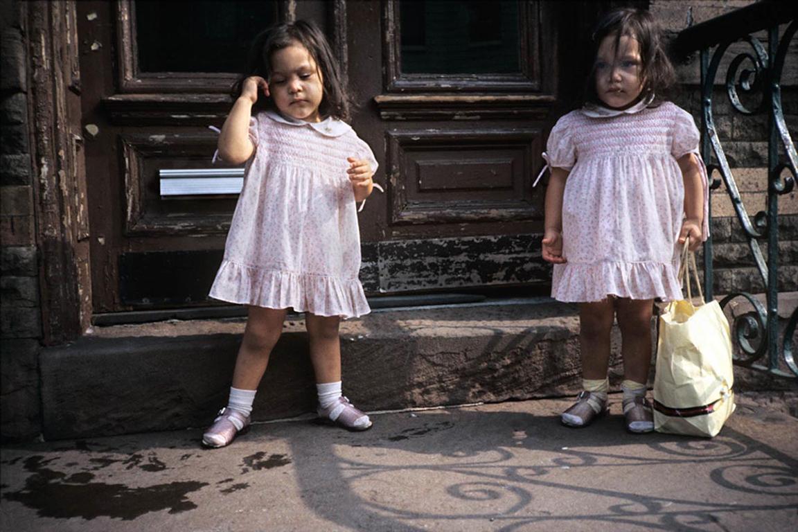 Meryl Meisler Color Photograph - Pink Twins