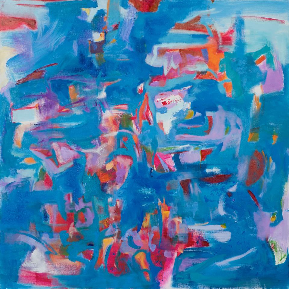Lynn Letourneau Abstract Painting - Be Bop