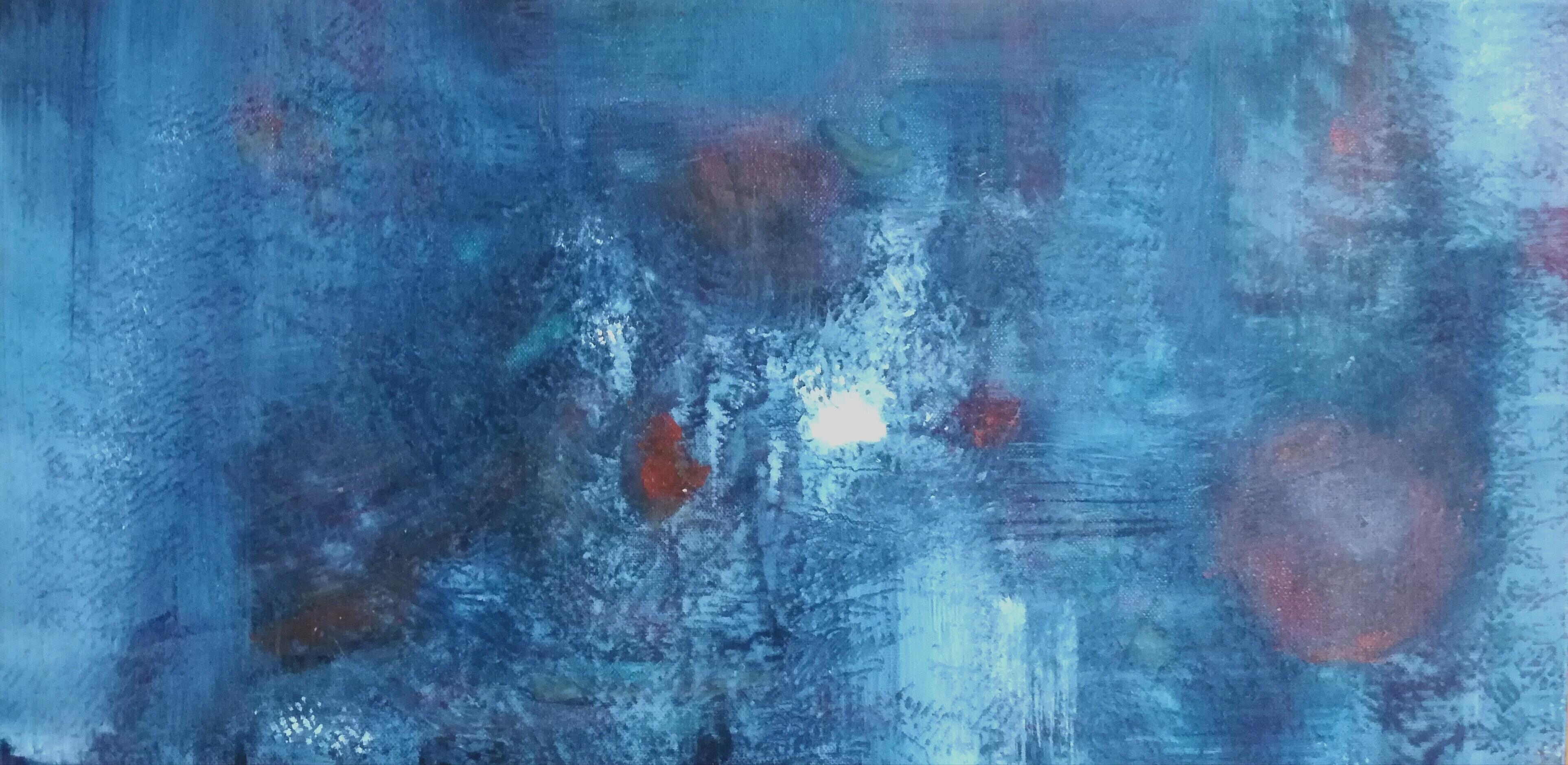 Katrin Waite Abstract Painting - Winter Solstice 
