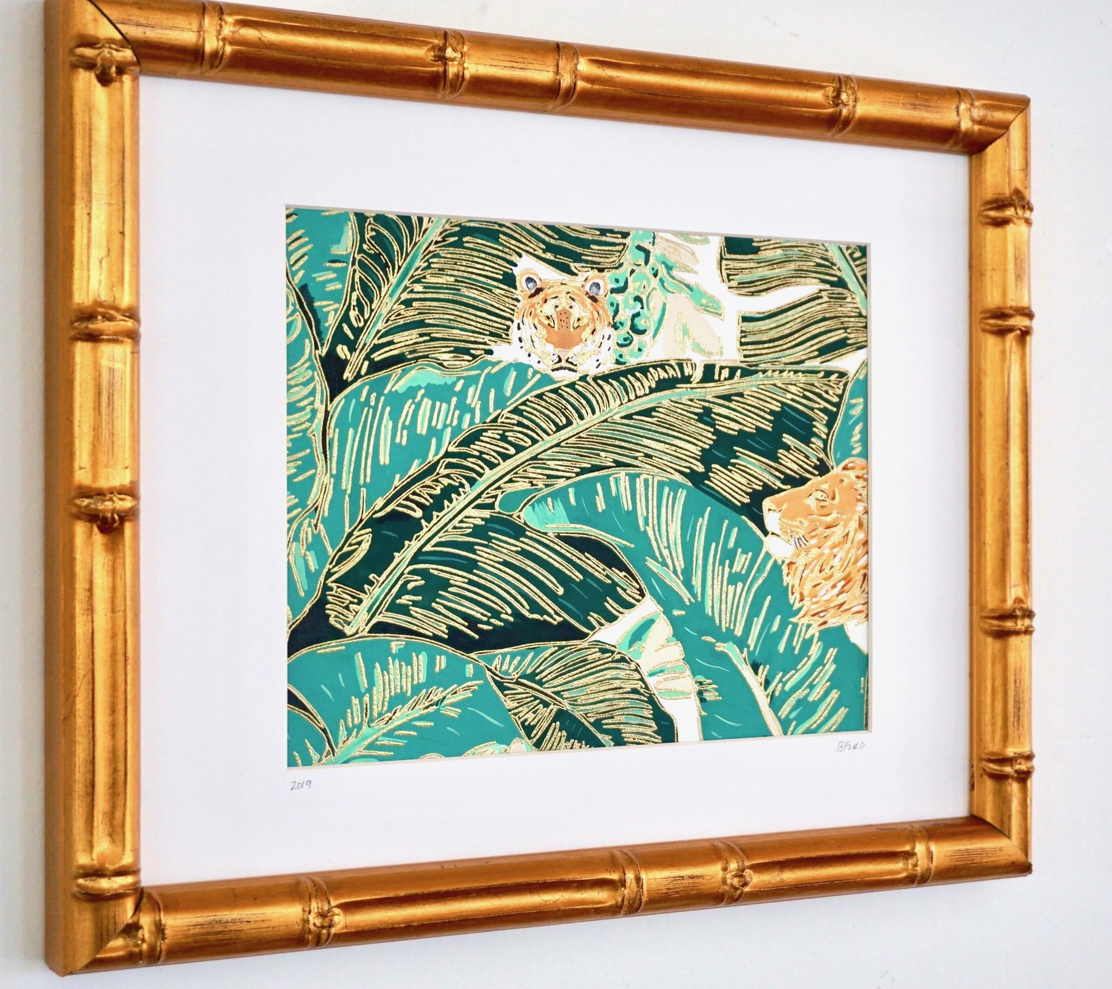 Palm jungle IV - Painting by Brittany Ford
