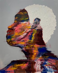 Woman with White Hair