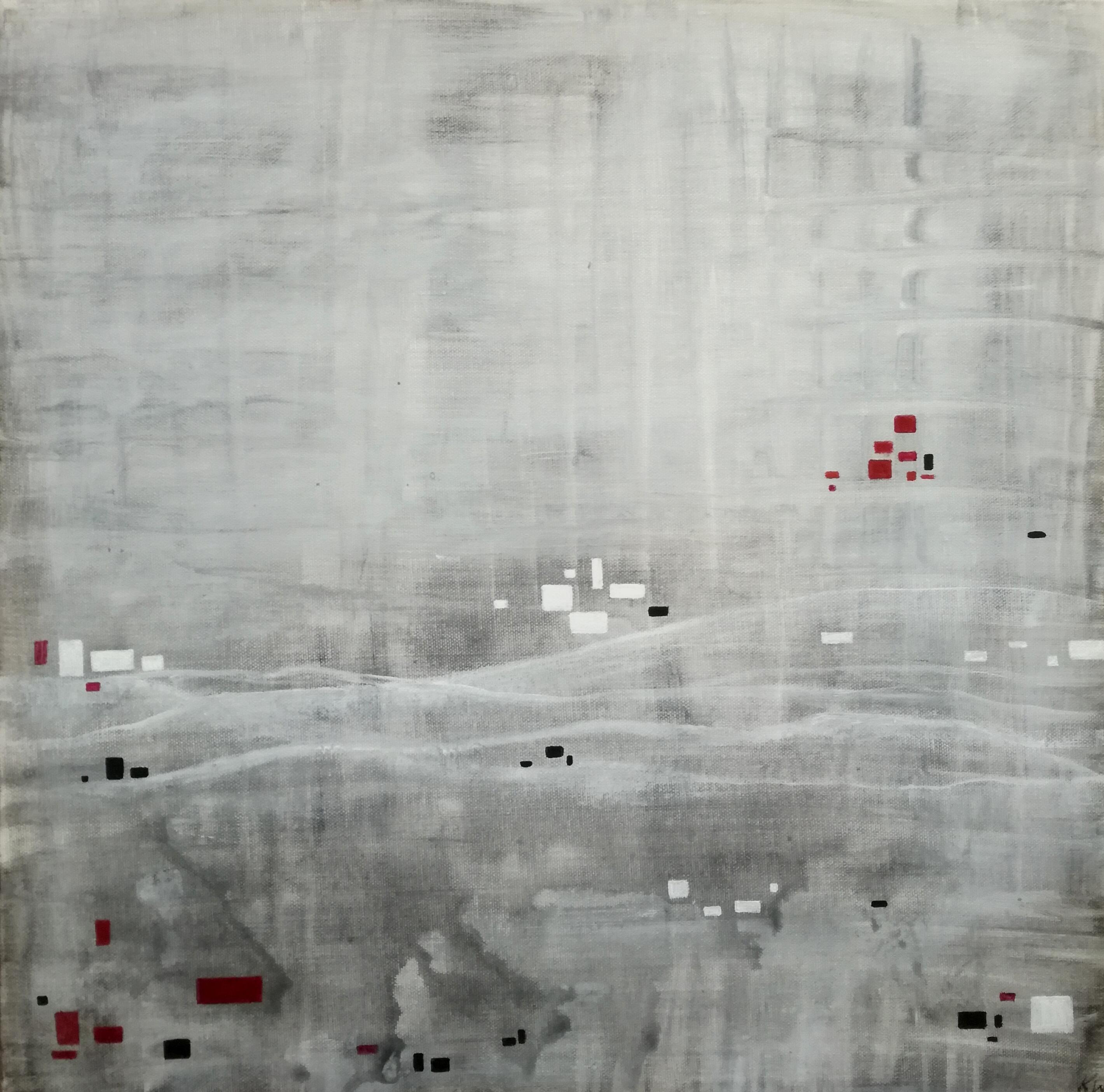 Katrin Waite Abstract Painting - Rural Place 